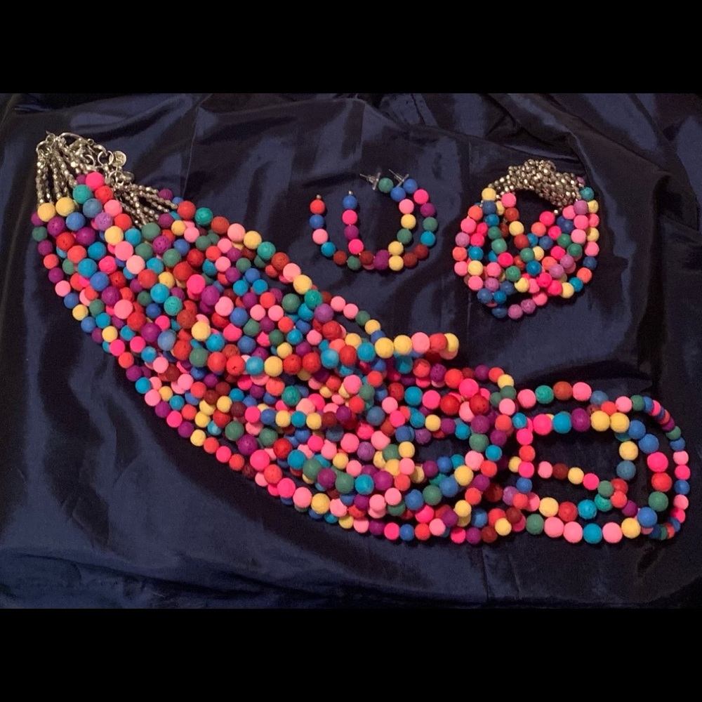 Sassy Jones Makemba Earrings only (new and never worn)